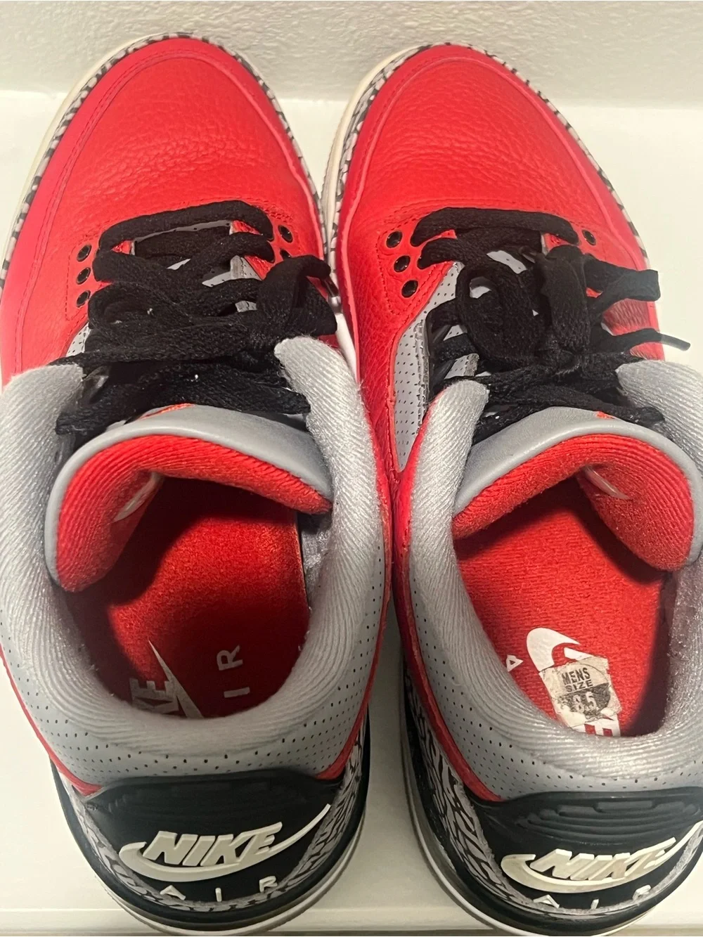 Jordan Men’s Athletic Shoes Red Black Gray